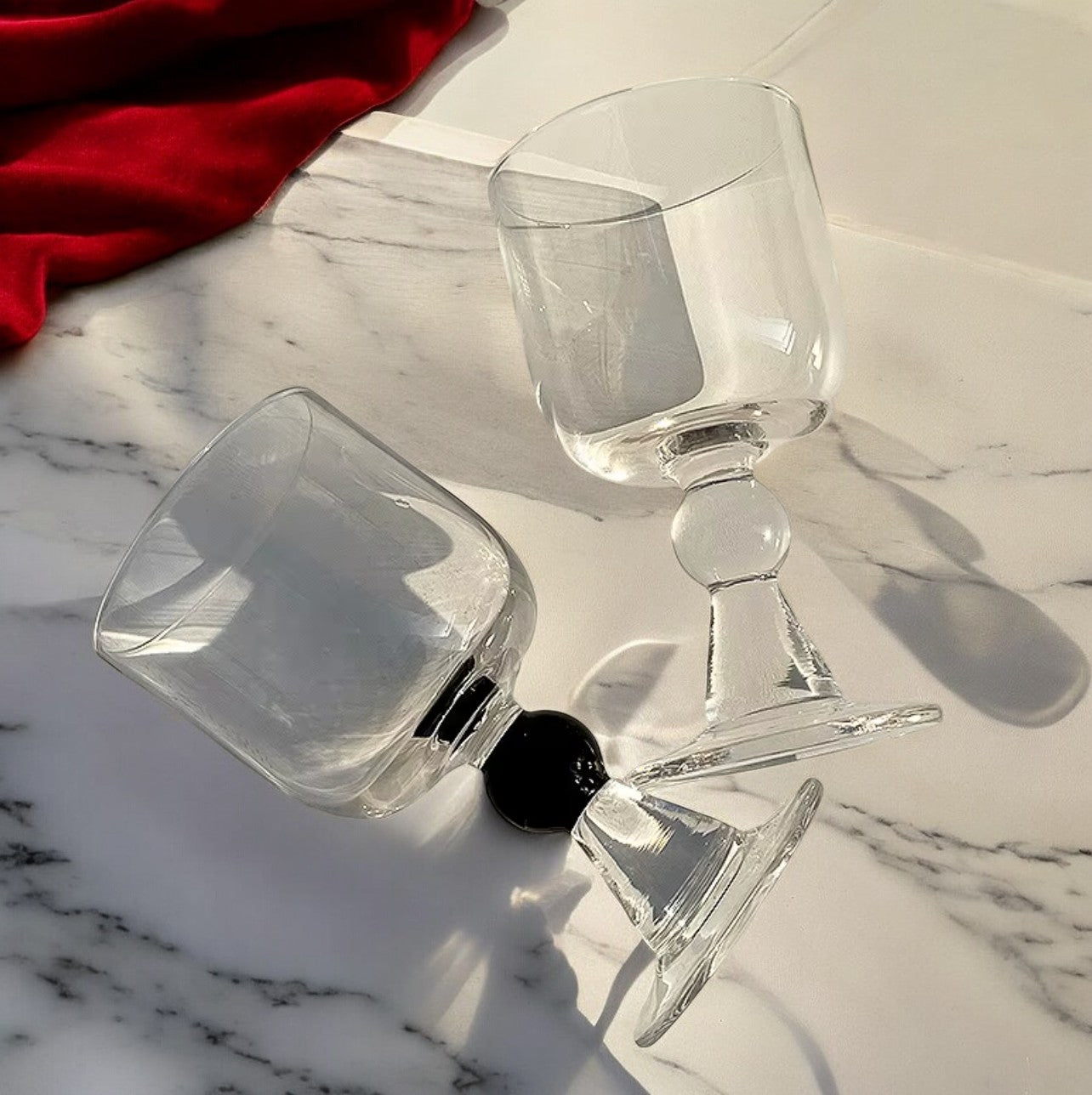 300ml Vintage Goblet Wine Glasses