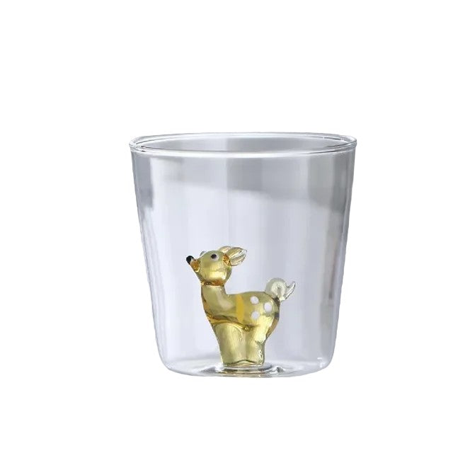 3D Built-in Animal Borosilicate Glass Cup (300ml)