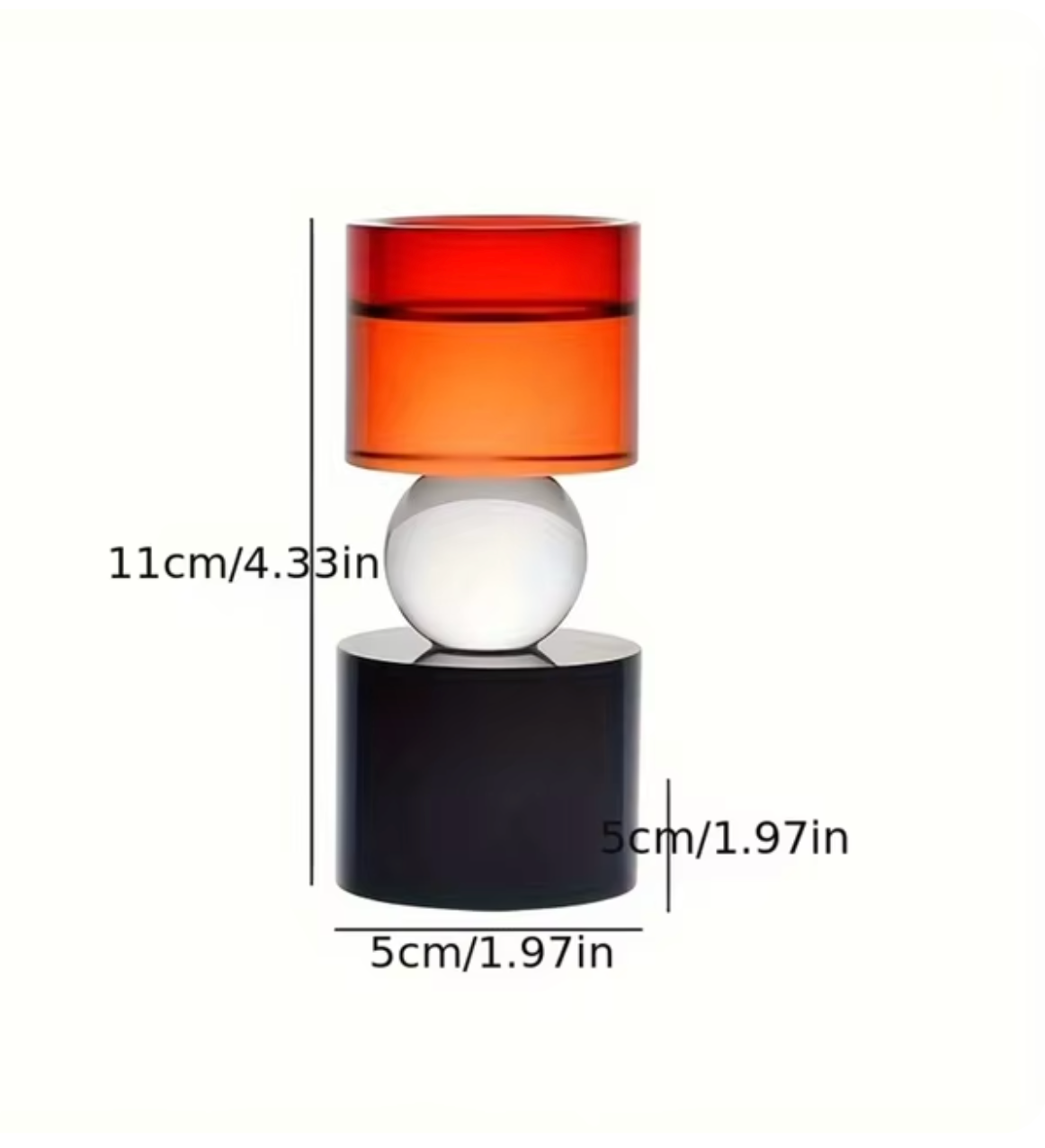 Creative Acrylic Candle Holder | luxury Table Decoration