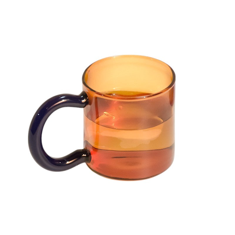 Nordic Morandi Color Artistic Glass Mug