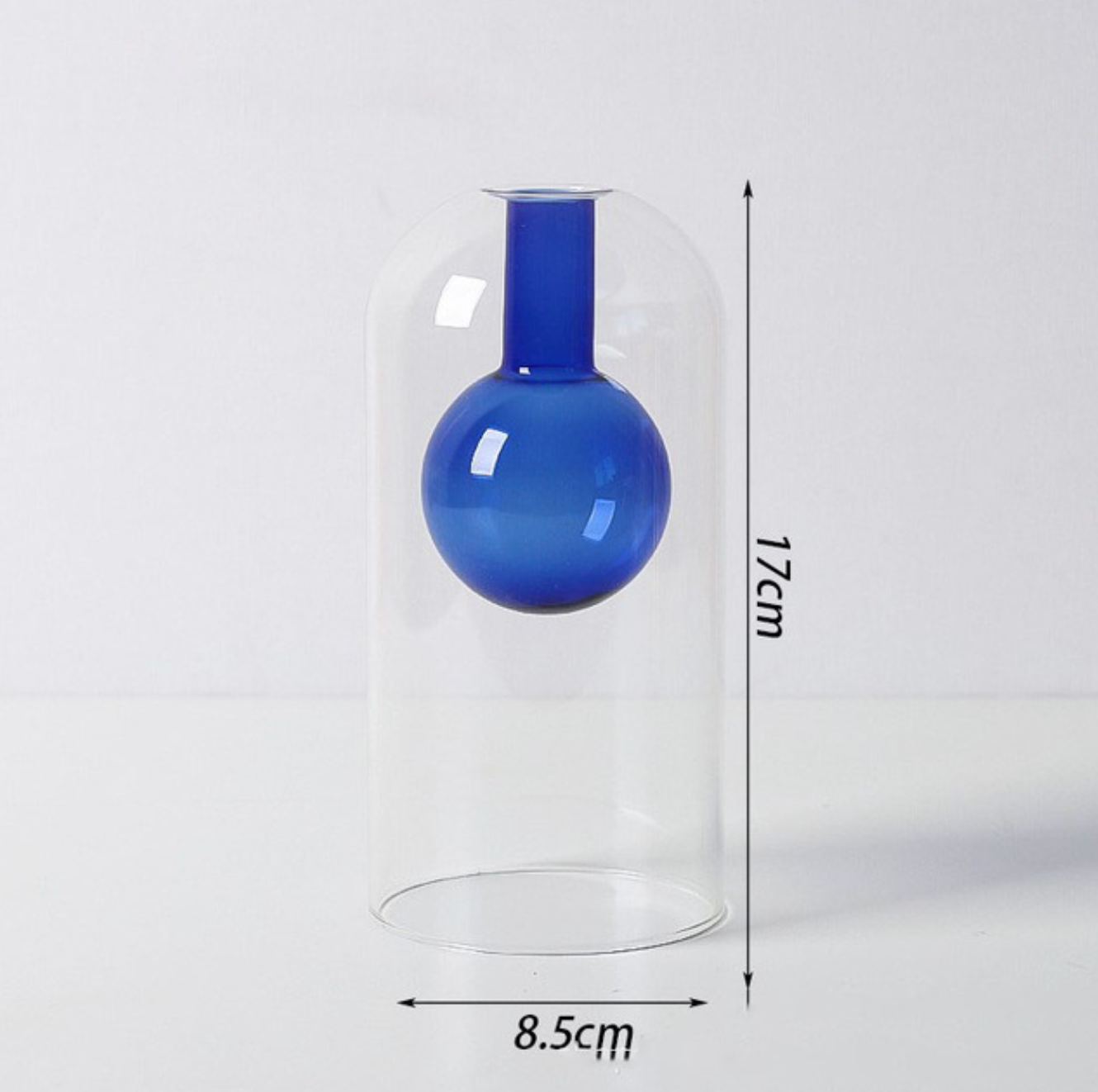Terrarium Hydroponic Colored Glass Vase