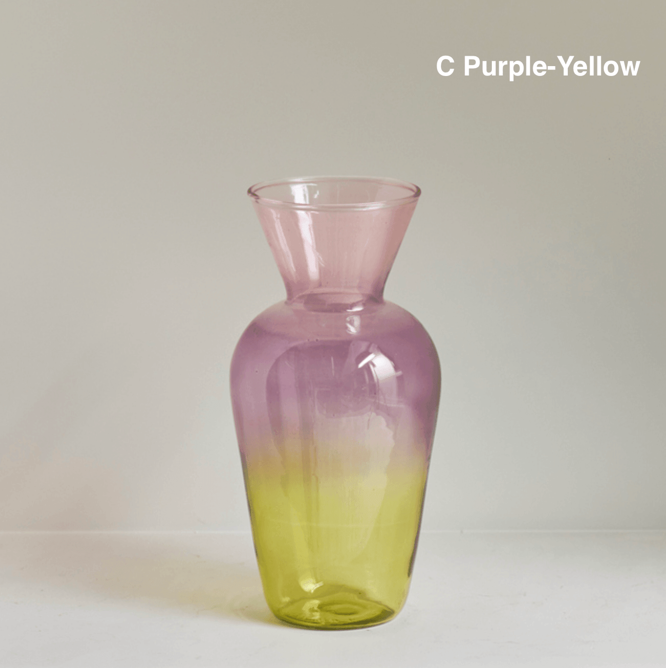 Color Glass Decorative Vase - huemabe - Creative Home Decor