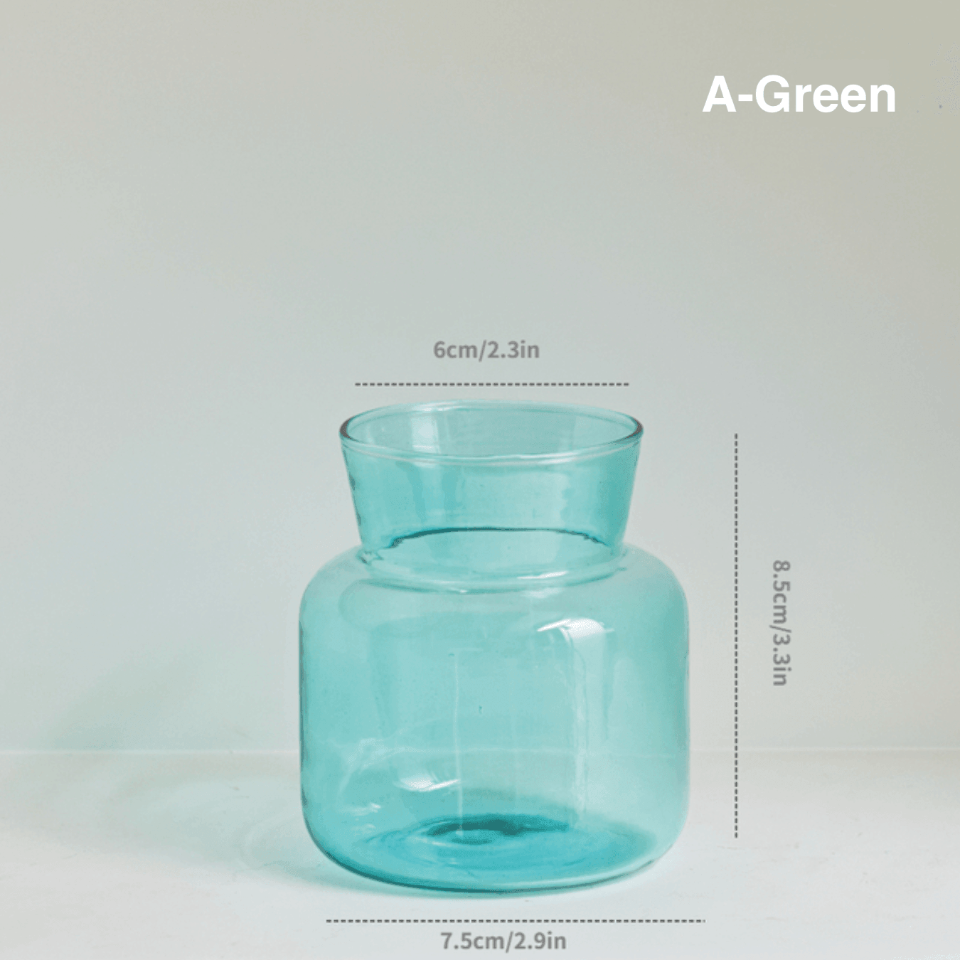 Color Glass Decorative Vase - huemabe - Creative Home Decor