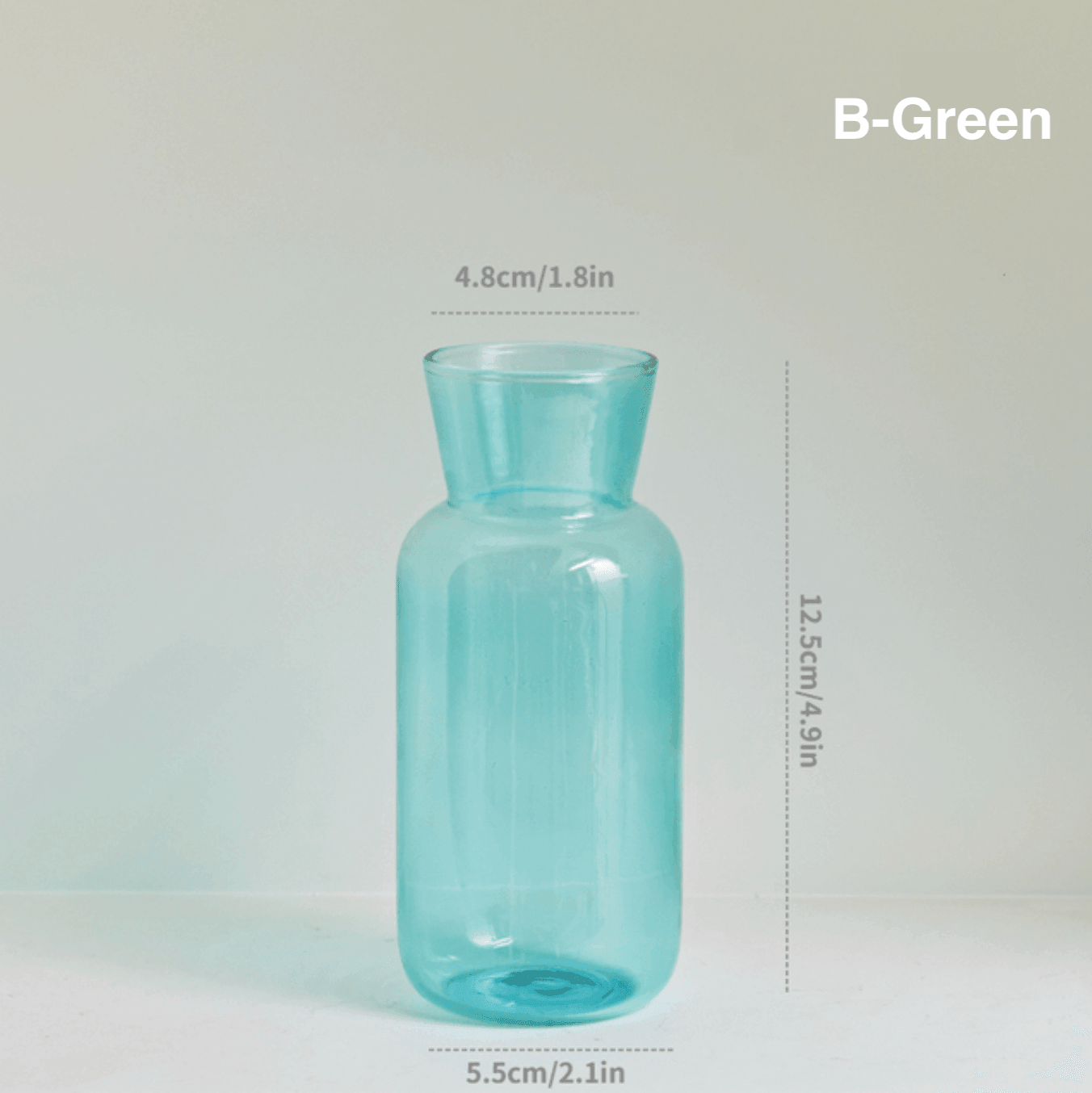 Color Glass Decorative Vase - huemabe - Creative Home Decor
