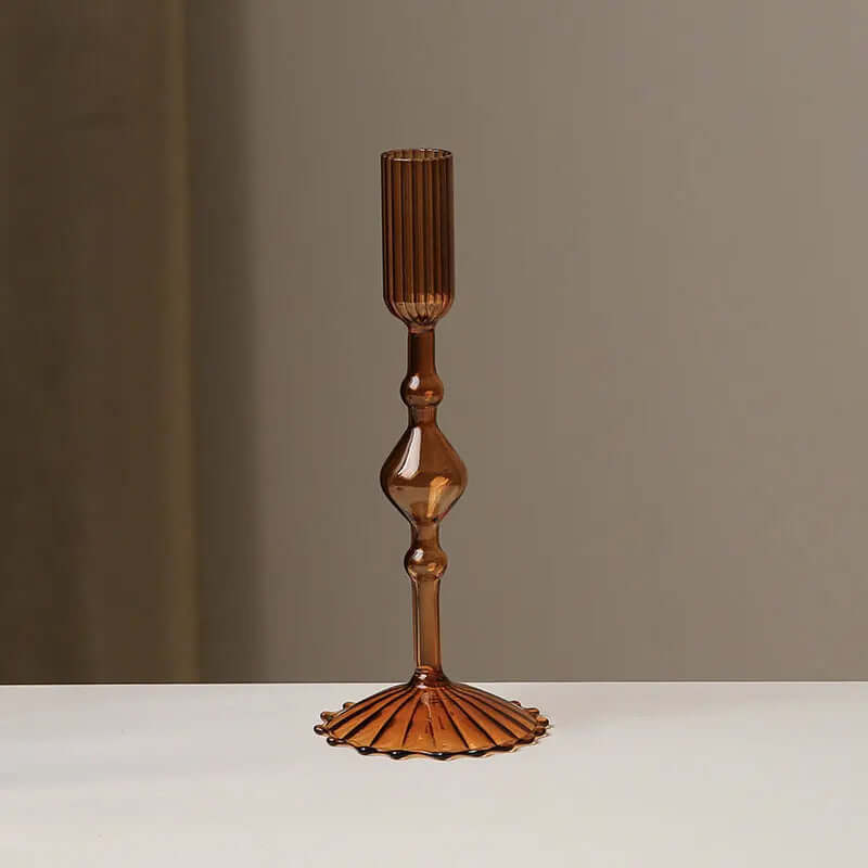 European Style Glass Candle Holder
