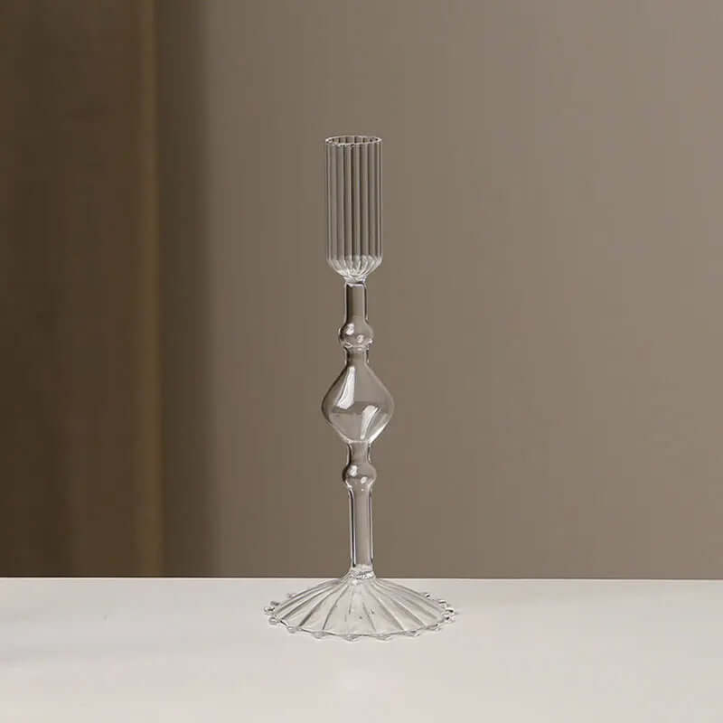 European Style Glass Candle Holder