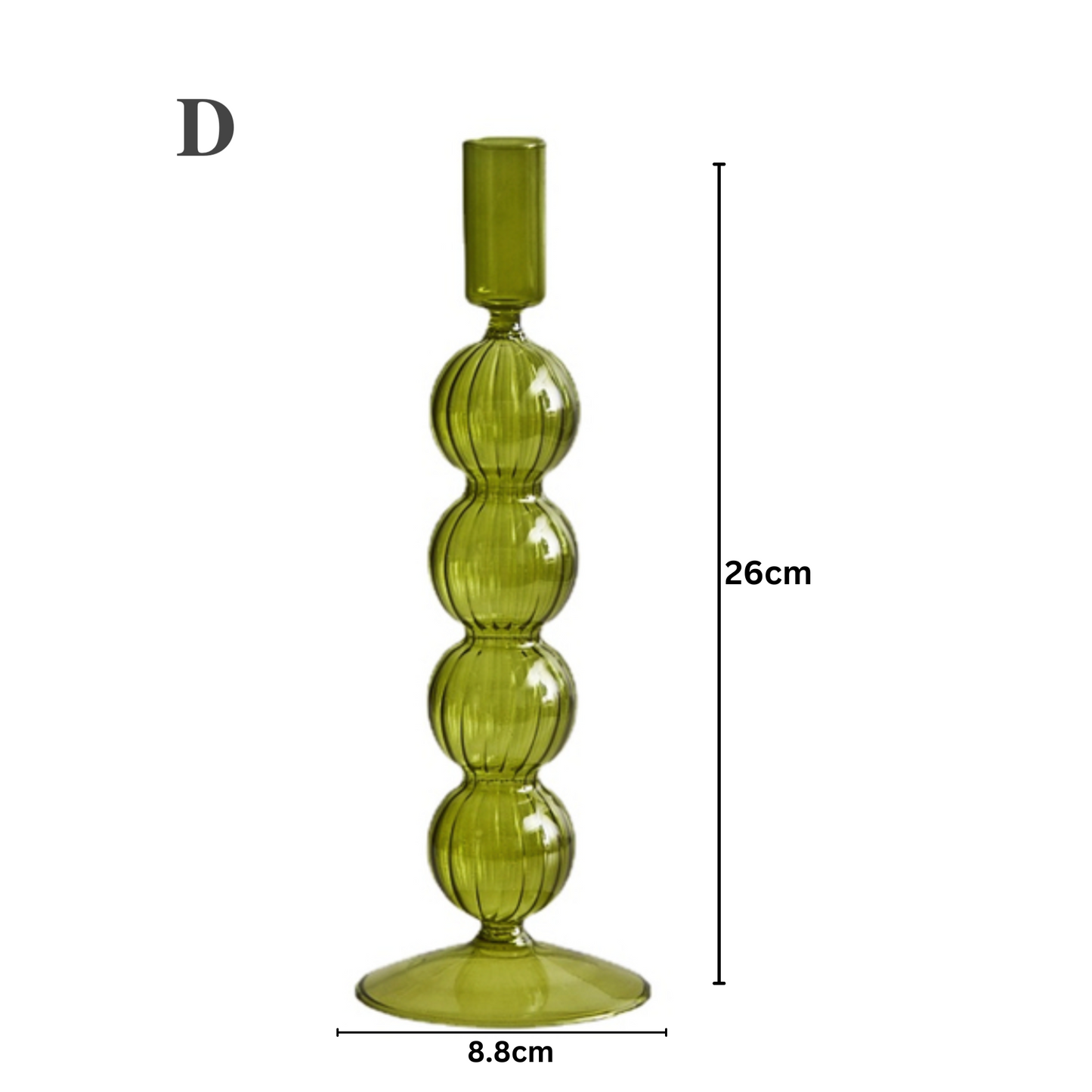 Decorative Glass Candle Holders / Flower Vase