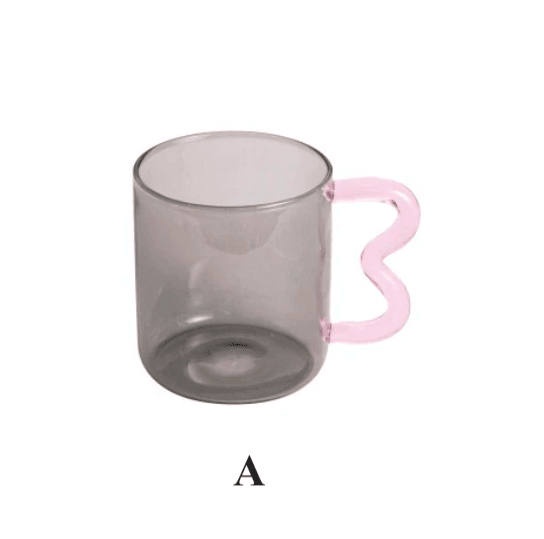 Colorful Ear Glass Mug - huemabe - Creative Home Decor