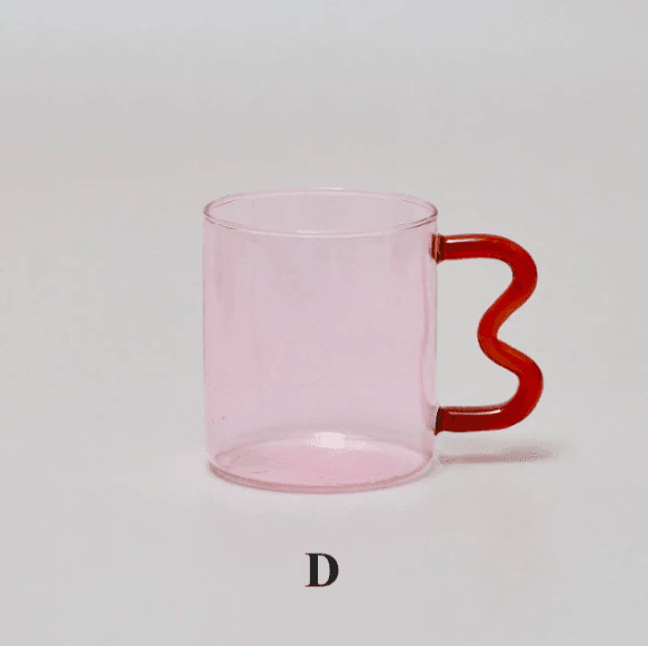 Colorful Ear Glass Mug - huemabe - Creative Home Decor