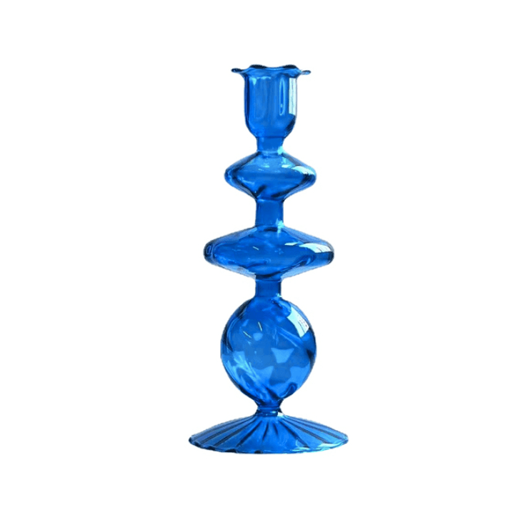 Decorative Colorful Glass Candle Holder - huemabe - Creative Home Decor