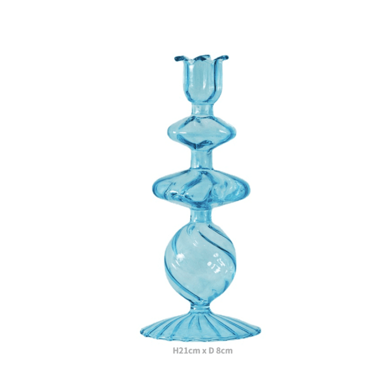 Decorative Colorful Glass Candle Holder - huemabe - Creative Home Decor