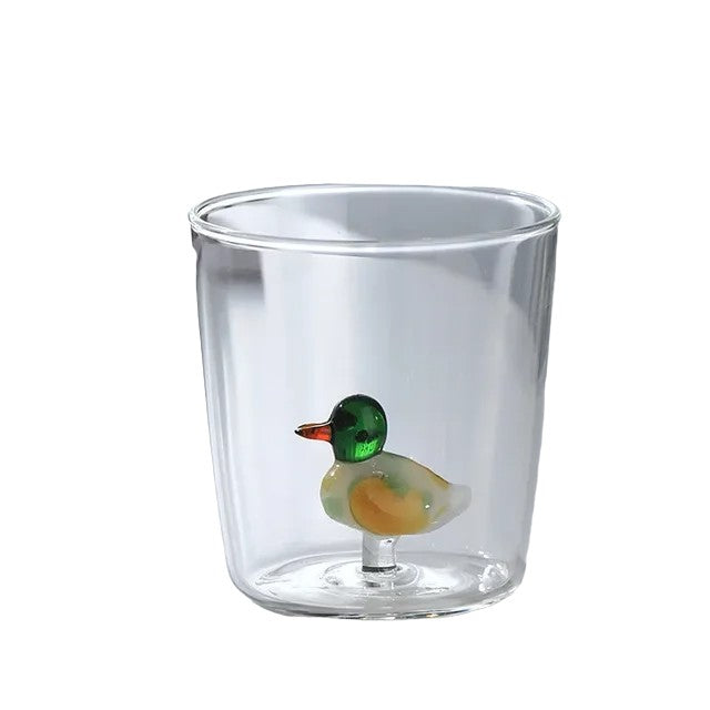 3D Built-in Animal Borosilicate Glass Cup (300ml)