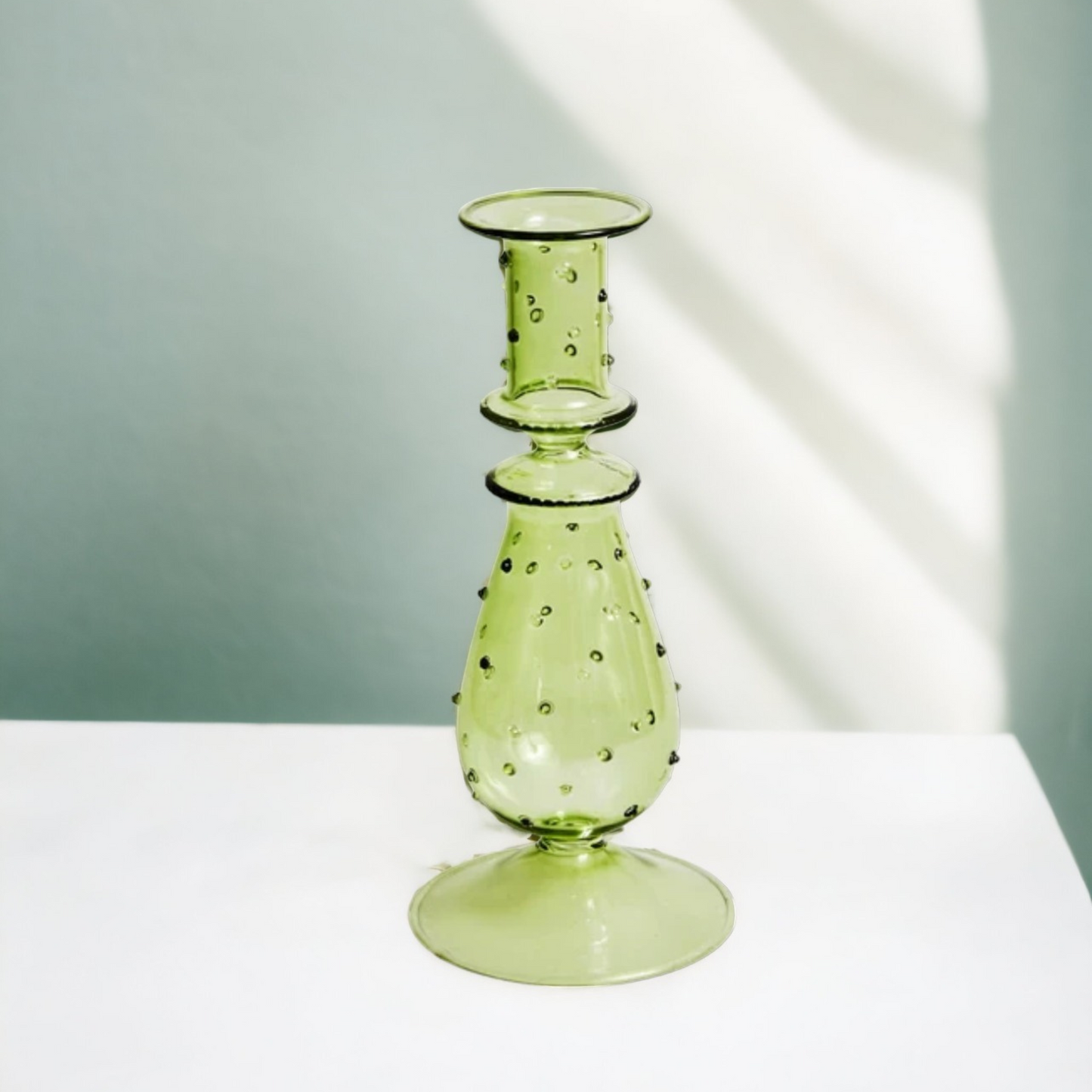 Artist Style Glass Candle Holders / Vases