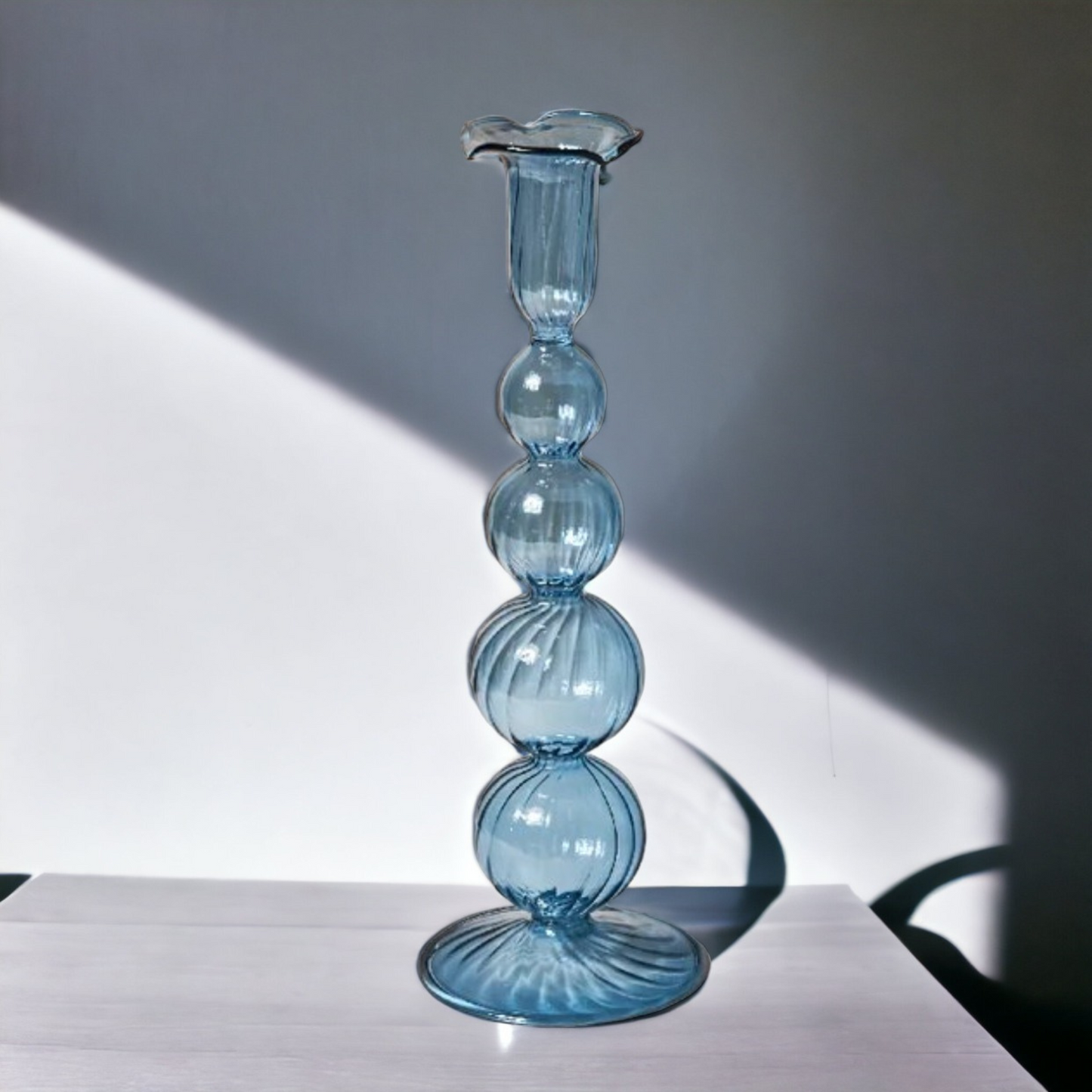 Artist Style Glass Candle Holders / Vases