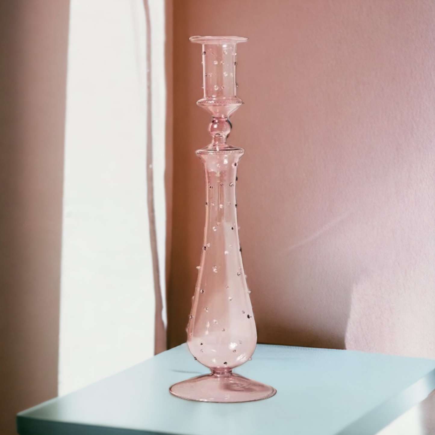 Artist Style Glass Candle Holders / Vases