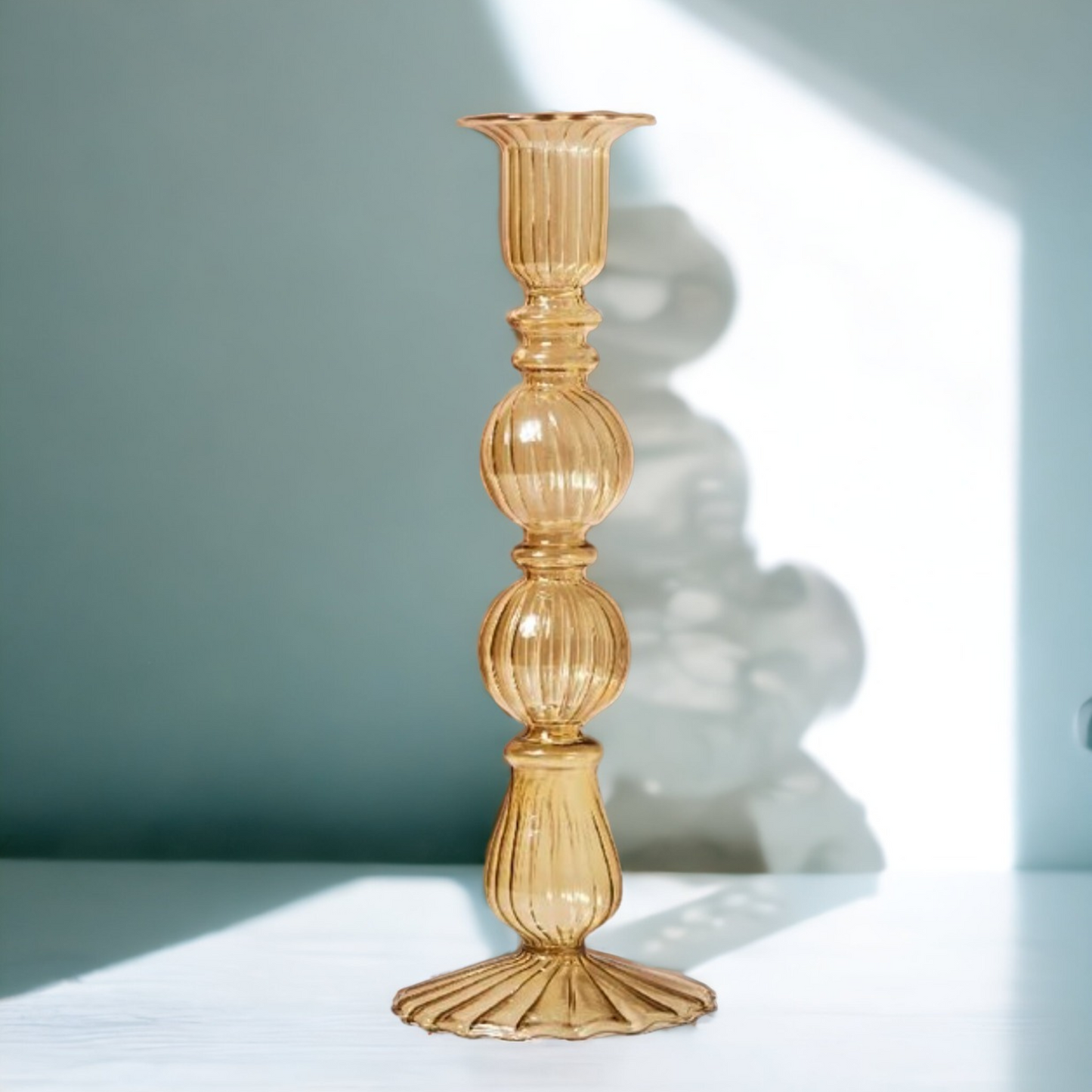 Artist Style Glass Candle Holders / Vases