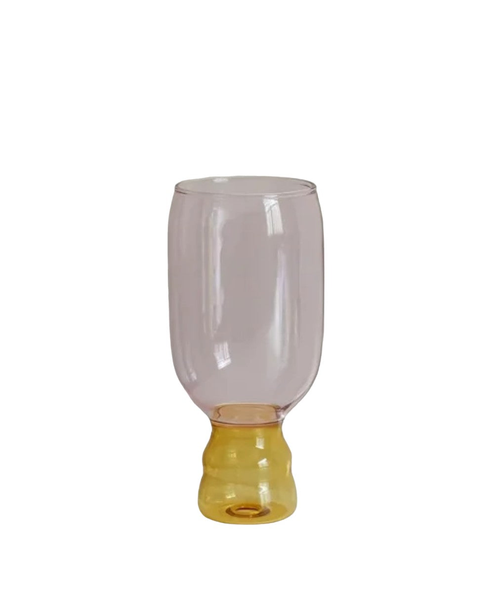 Color Glass Champagne Wine Goblet Cup