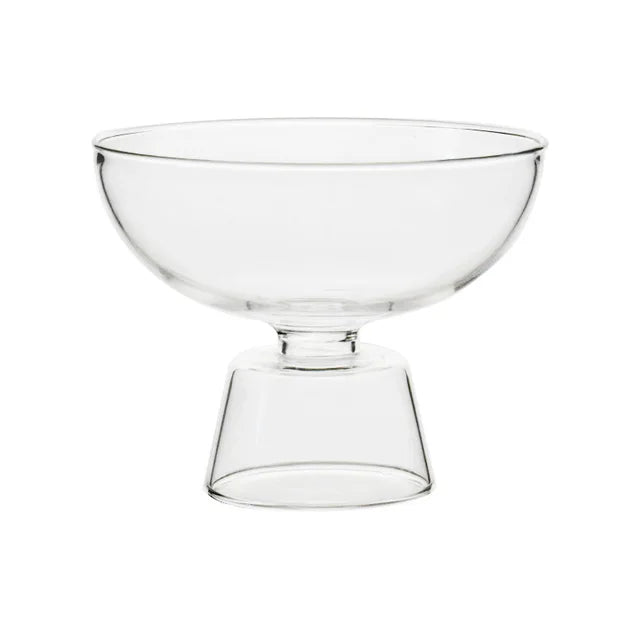 Colored Glass Goblet Bowl