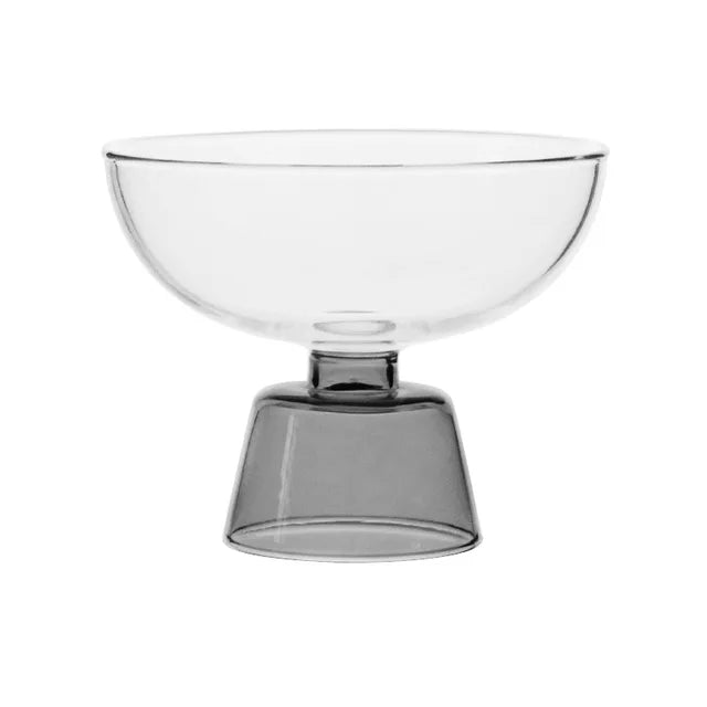Colored Glass Goblet Bowl