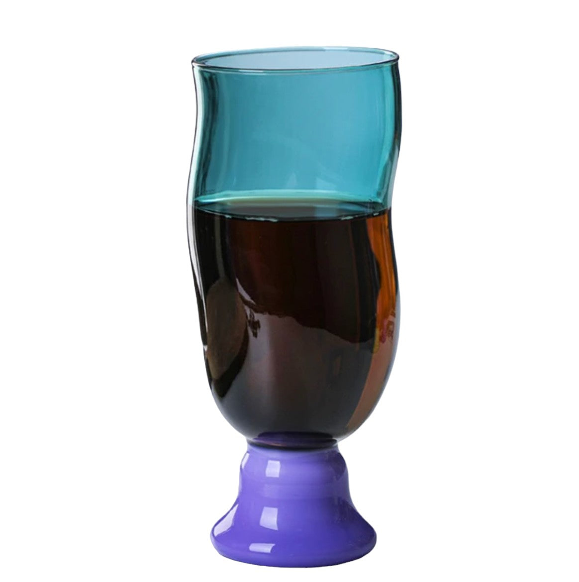 Curve Wave Borosilicate Glass Mug