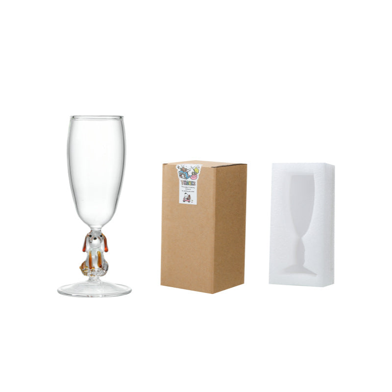 Cute Dog Stem Glass – Creative Champagne & Cocktail Glass