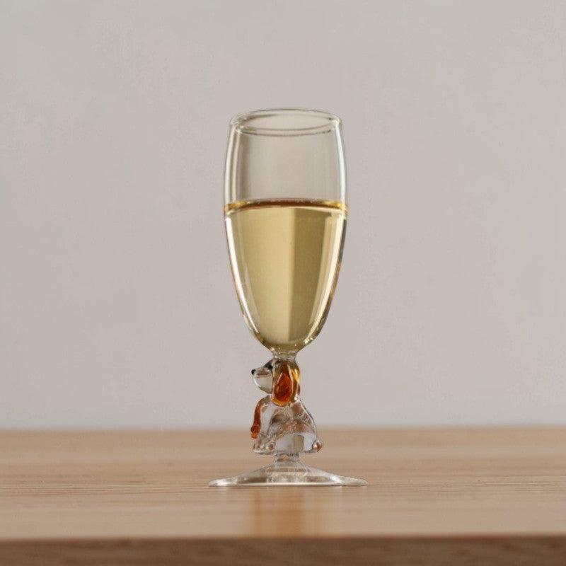 Cute Dog Stem Glass – Creative Champagne & Cocktail Glass