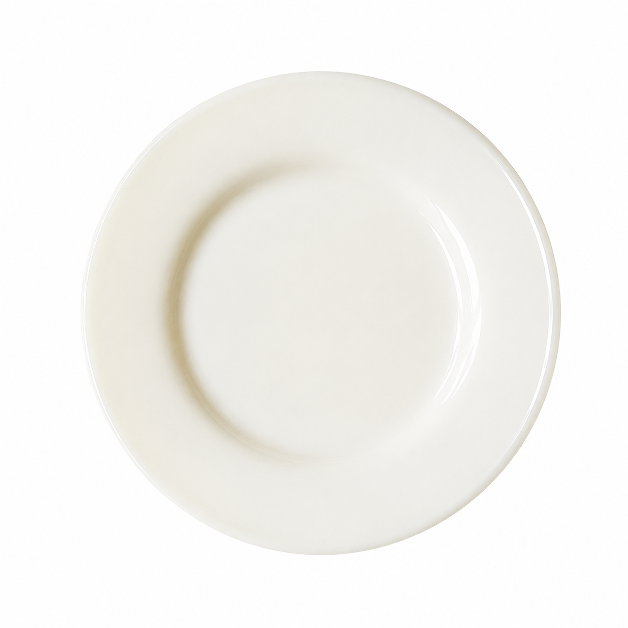 18cm Milk Jade Glass Dessert Plate | Serving Plate