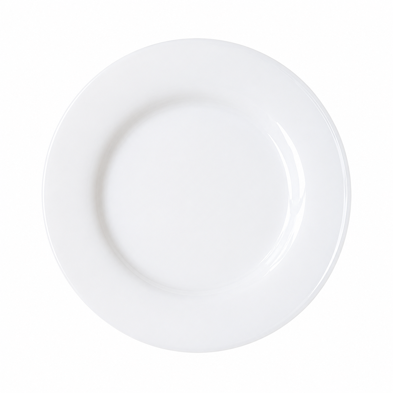 18cm Milk Jade Glass Dessert Plate | Serving Plate