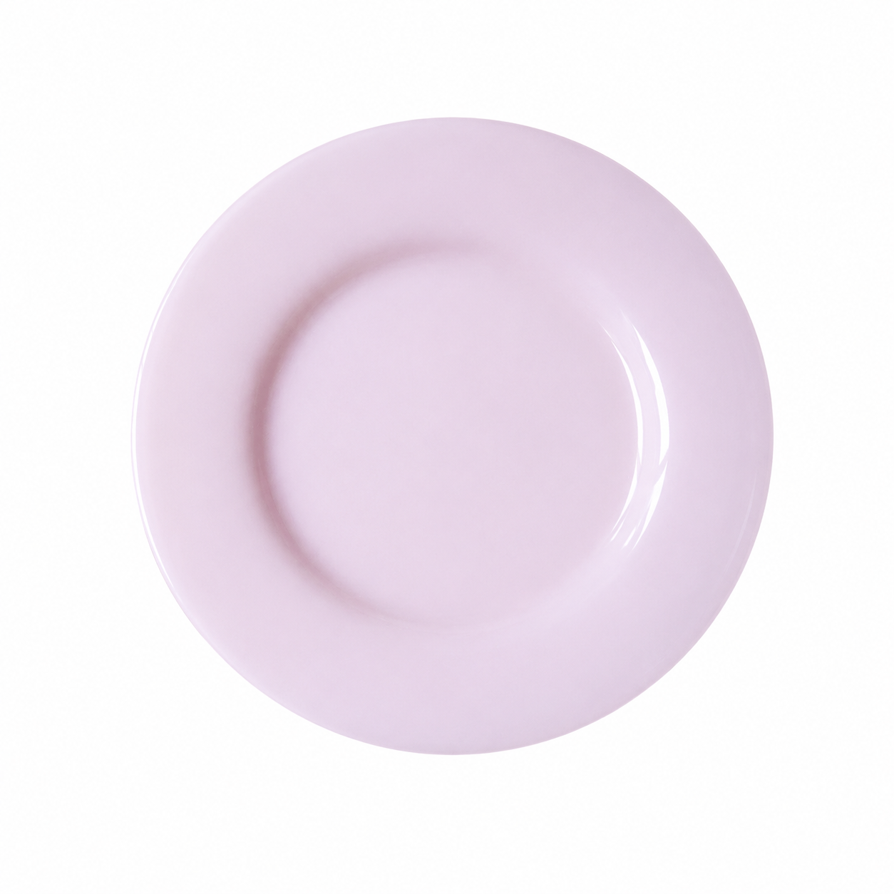 18cm Milk Jade Glass Dessert Plate | Serving Plate