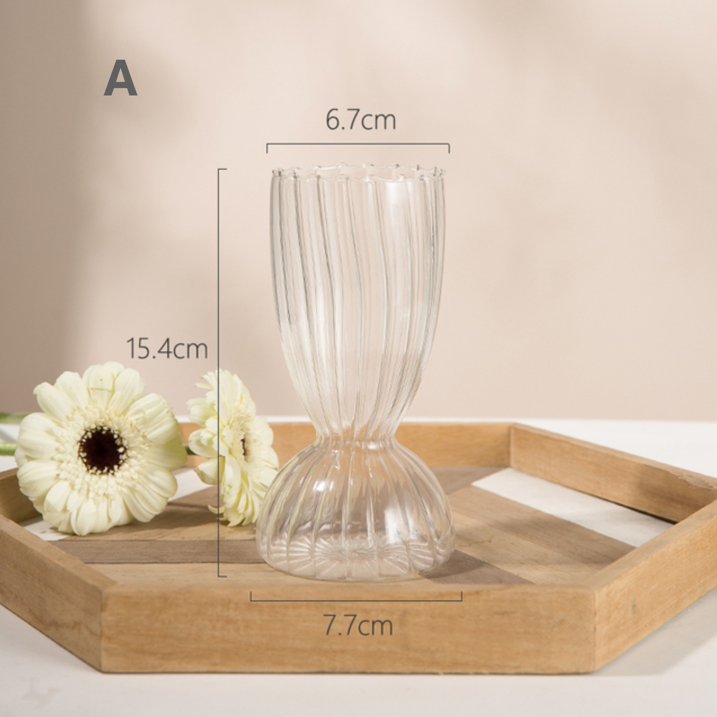 Nordic Table Clear Glass Vase