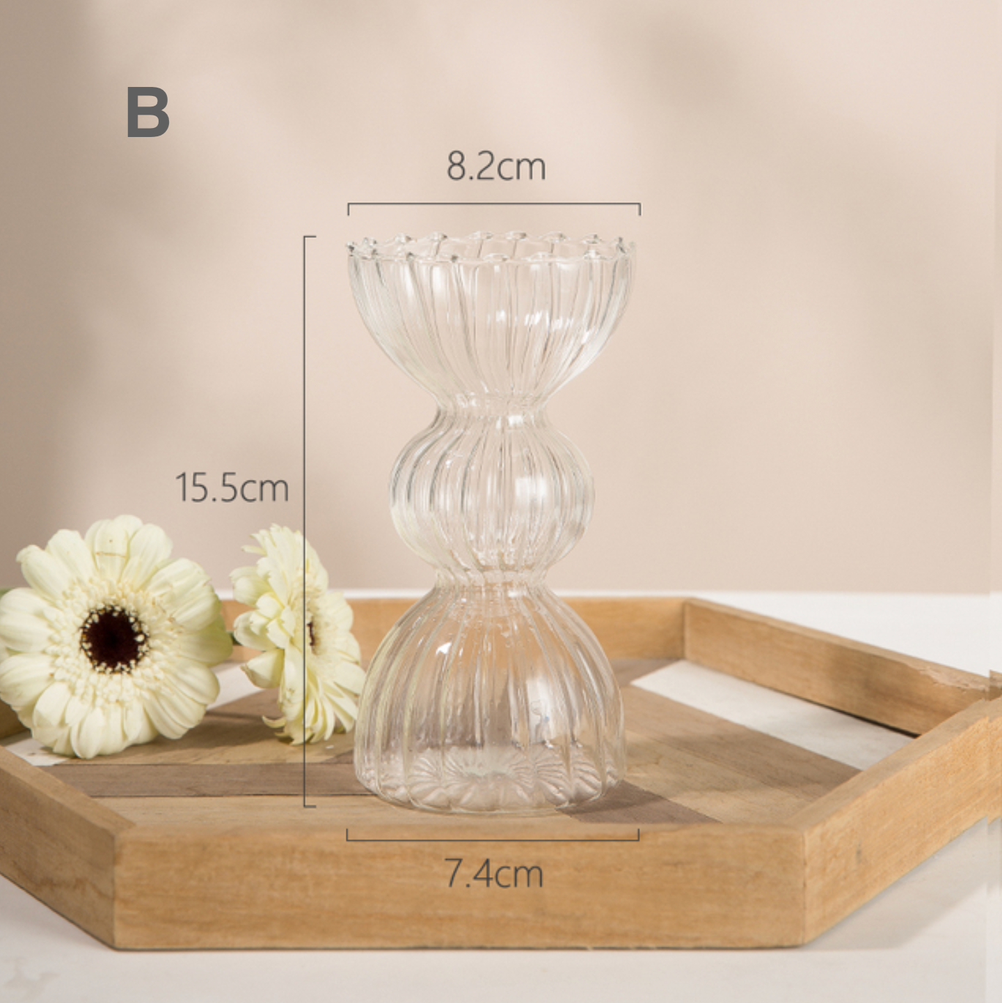 Nordic Table Clear Glass Vase