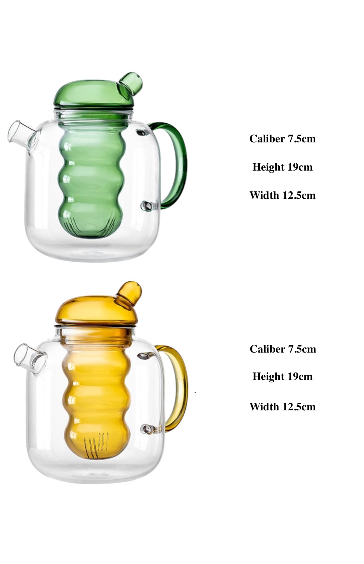 Nordic Minimalist Borosilicate Glass Teapot | Water Carafe