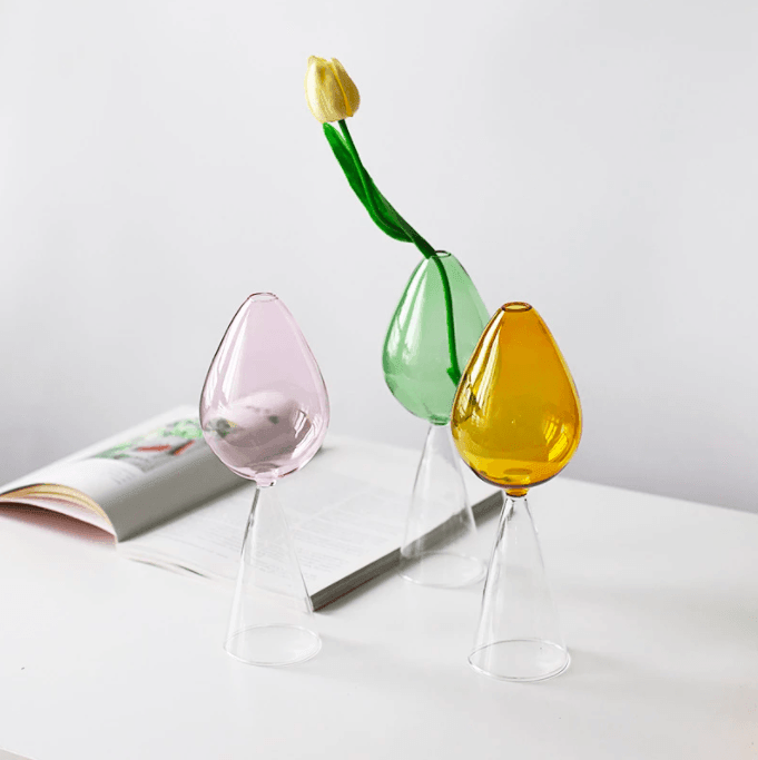 Colourful Glass Vases - huemabe - Creative Home Decor