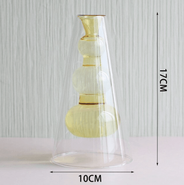 Hydroponic Transparent Glass Vase - huemabe - Creative Home Decor