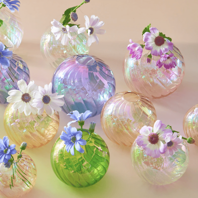 Iridescent Ball Vases - huemabe - Creative Home Decor