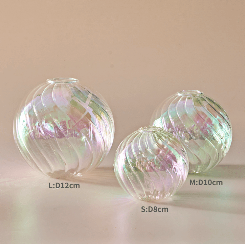 Iridescent Ball Vases - huemabe - Creative Home Decor