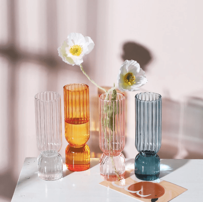 Nordic Glass Vase - huemabe - Creative Home Decor