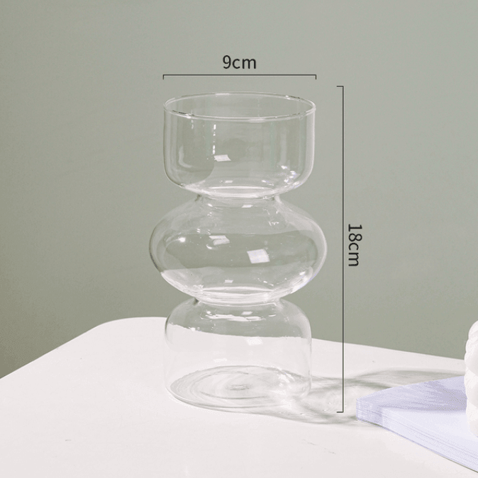 Nordic Glass Vase - huemabe - Creative Home Decor