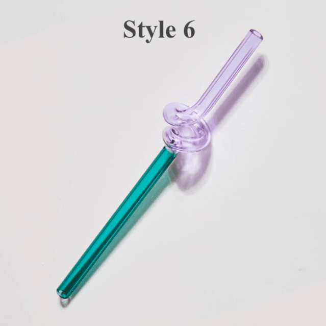 Artistry Reusable Glass Straws - huemabe - Creative Home Decor