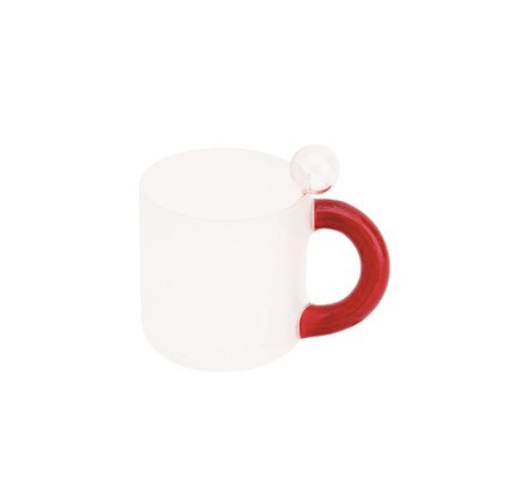 Colored handle Glass Cup (400ml) - huemabe - Creative Home Decor
