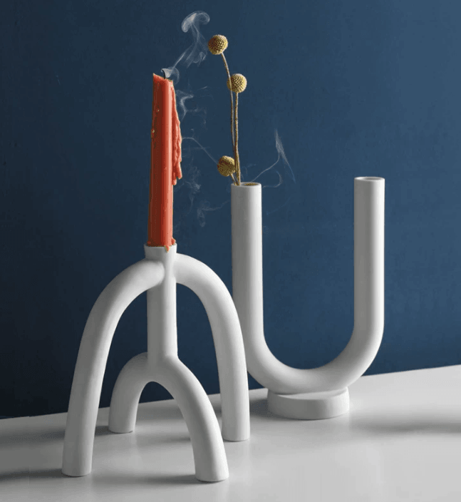 European Style Ceramic Candlestick - huemabe - Creative Home Decor