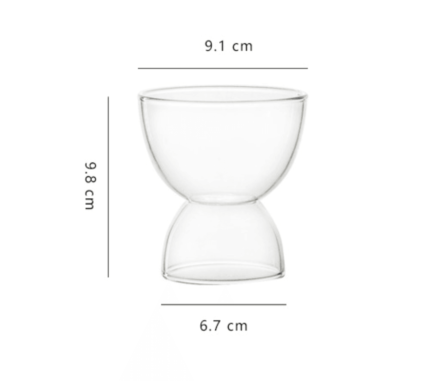 Glass Dessert Ice Cream Cup - huemabe - Creative Home Decor