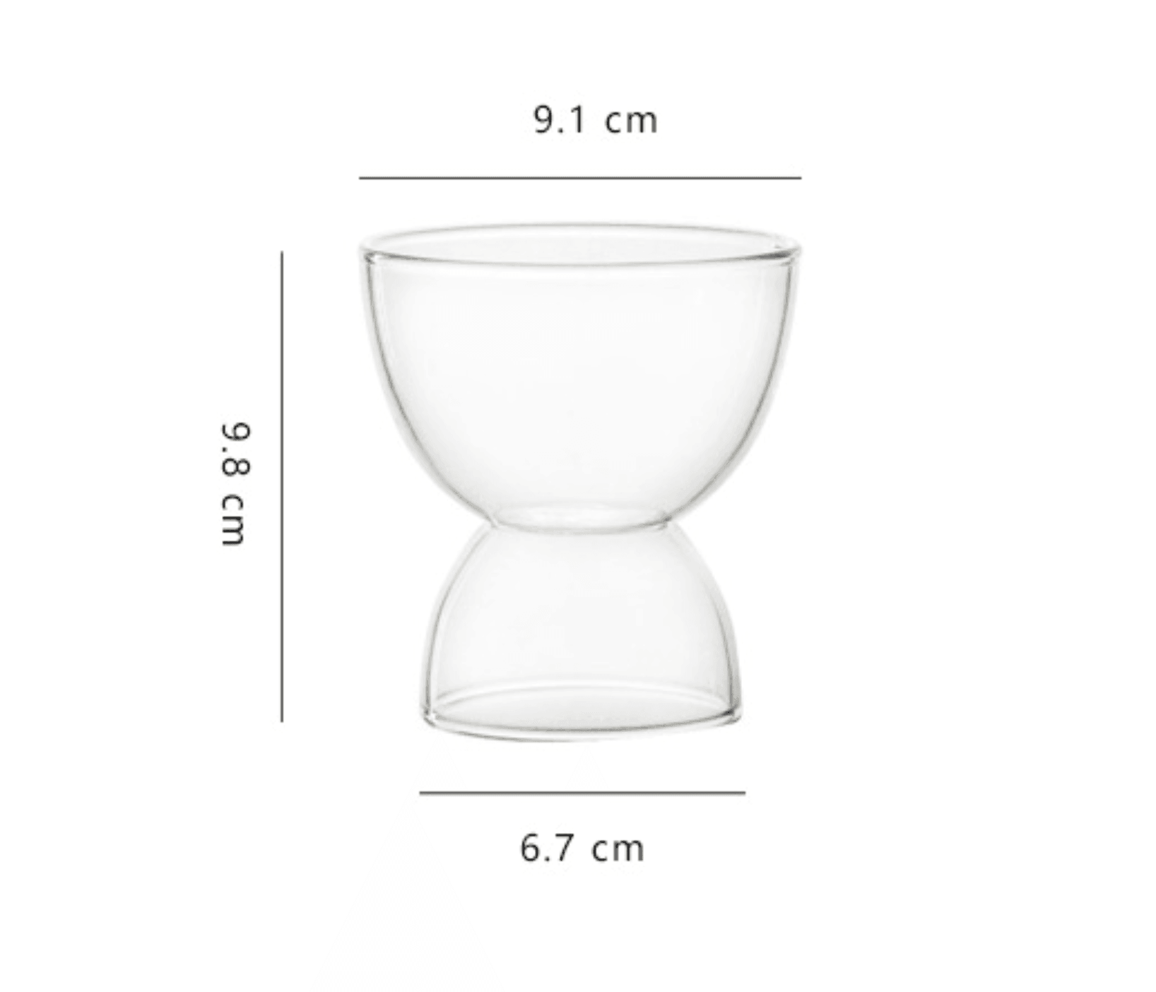 Glass Dessert Ice Cream Cup - huemabe - Creative Home Decor