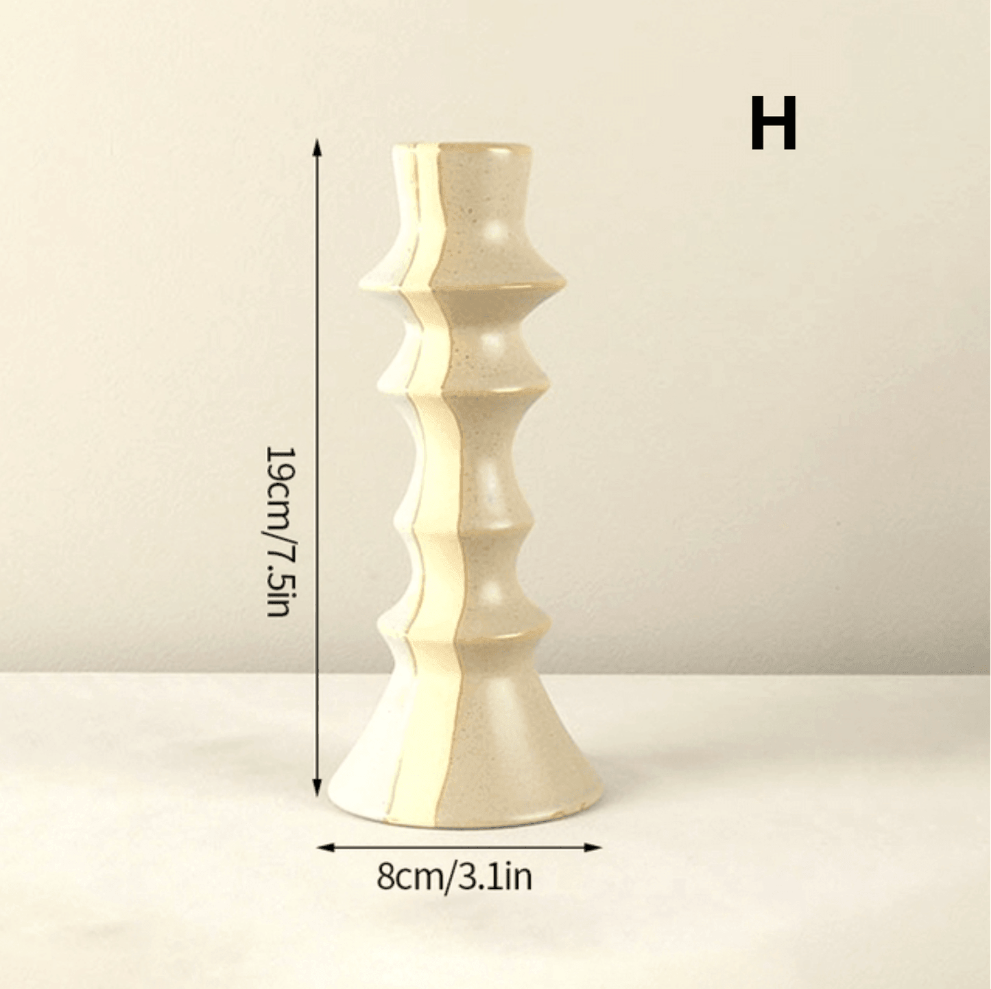 Nordic Ceramic Candlestick - huemabe - Creative Home Decor
