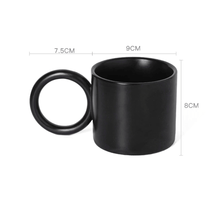 Nordic Mugs With Big Round Handle - huemabe - Creative Home Decor