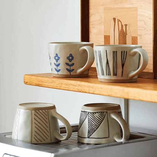 Retro Handmade Coffee Cup - huemabe - Creative Home Decor