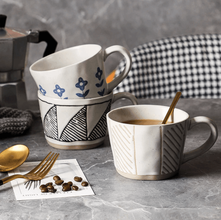 Retro Handmade Coffee Cup - huemabe - Creative Home Decor