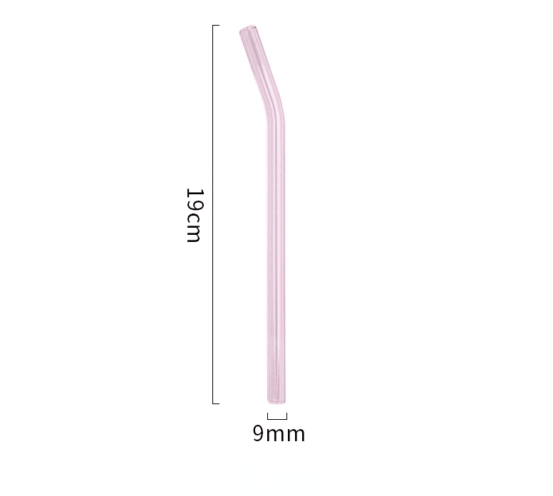 Set of 4 Reusable Glass Straws - huemabe - Creative Home Decor